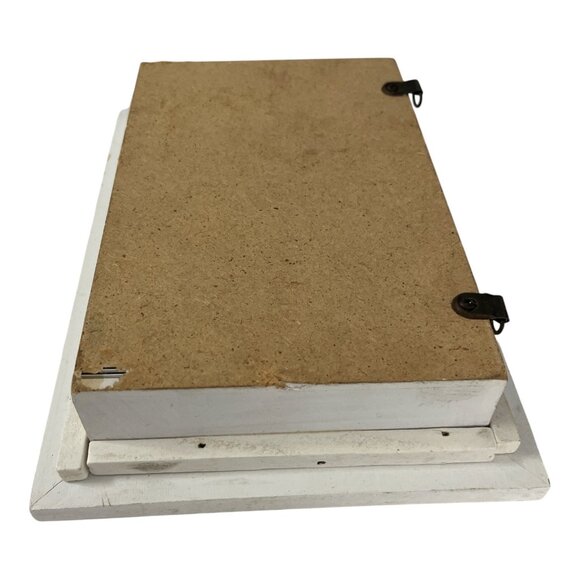 Rustic Farmhouse Shadow Box Wall Art – Chicken Coop with Hen & Checkered - Picture 5 of 5